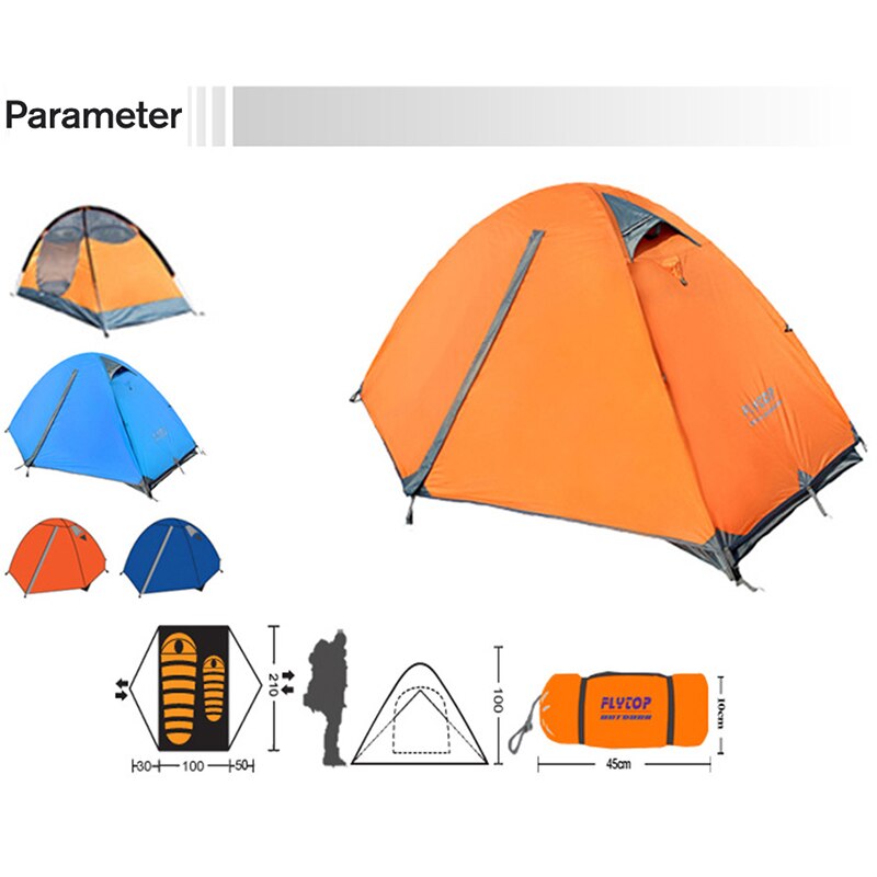 Cheap Goat Tents Lightweight Camping Tent Backpacking Double Layer Outdoor Tents Waterproof Single Person For Hiking Tourism Tent   
